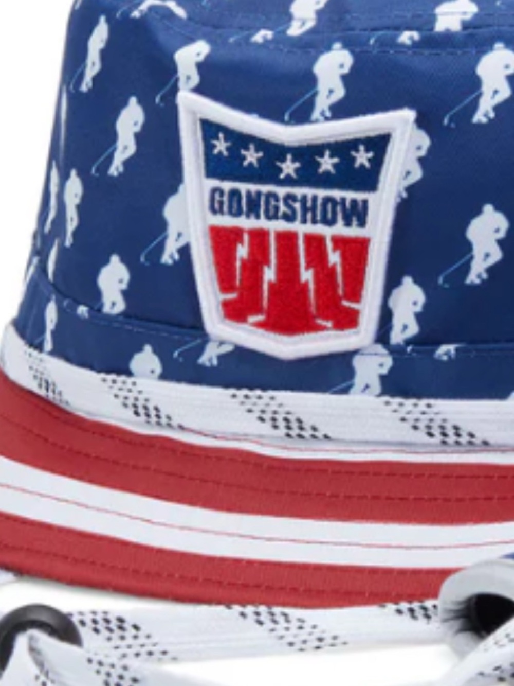 Gongshow Blue & Red Bucket Hat SOLD OUT RARE STARS AND BARS